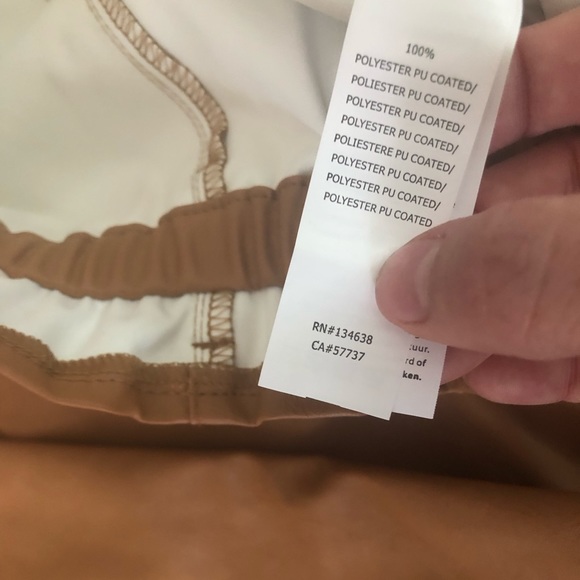 NWOT faux leather pants - Picture 3 of 6